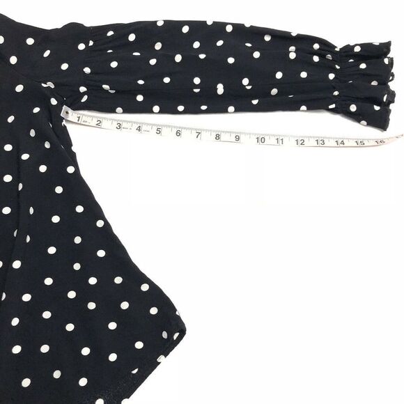 Sanctuary Alma Polka Dot Blouse EUC Size Medium - Picture 8 of 8